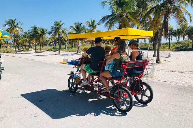 Double Quadricycle/Surrey Rental at Crandon Park - Key Points