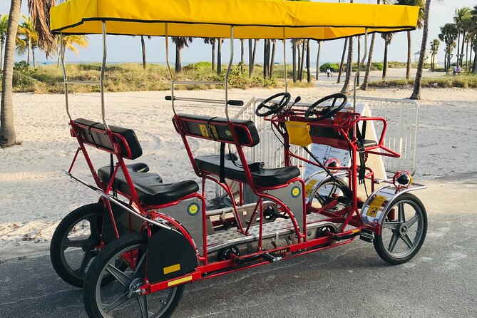 Double Quadricycle/Surrey Rental at Crandon Park - Meeting and Pickup