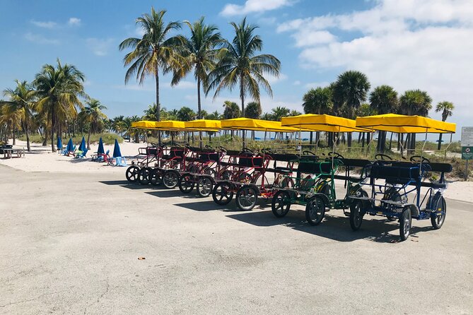 Double Quadricycle/Surrey Rental at Crandon Park - Rental Experience Overview