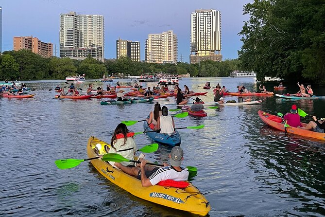 Downtown Austin Sunset Kayak Tour With 1.5 Million Bats - Inclusions and Equipment