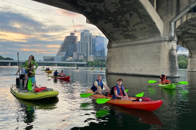Downtown Austin Sunset Kayak Tour With 1.5 Million Bats - Viewing the Sunset From the Water