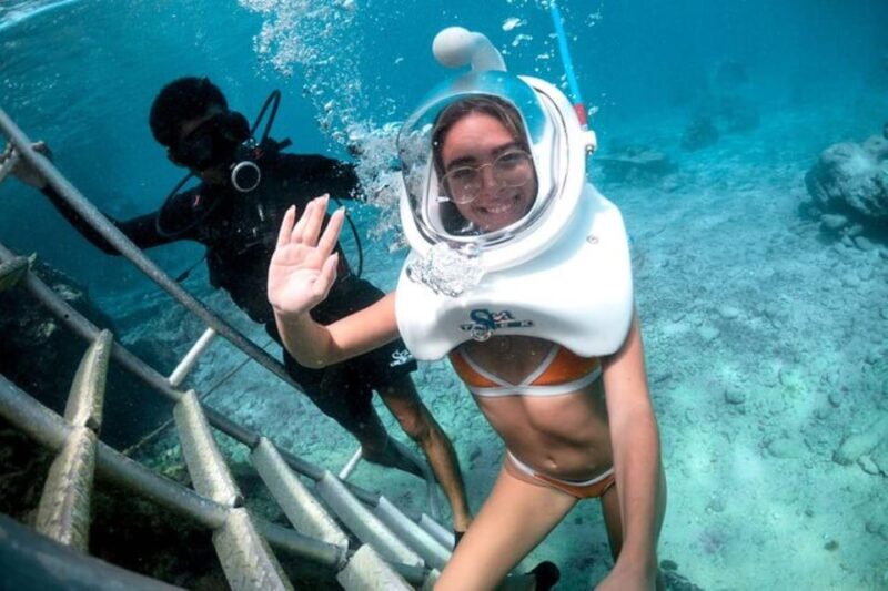 Downtown Cozumel:SeaTrek Underwater Helmet Diving Experience - Meeting Point and Language