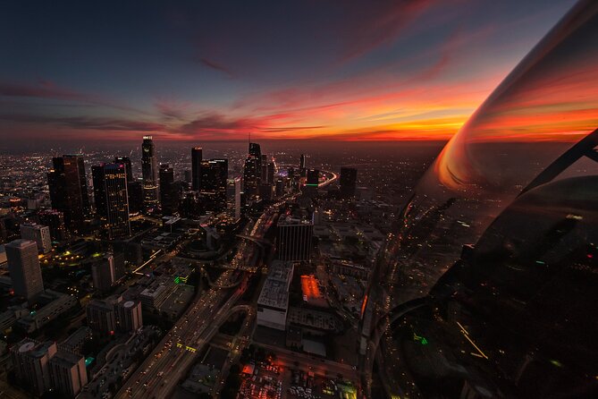 Downtown LA Lights: Your Private Sunset and Night Helicopter Tour - Key Points