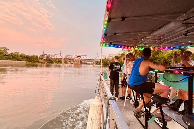 Downtown Nashville Pedal Pontoon Boat Cruise With Captain - About River Queen Voyages