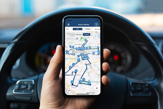 Downtown Providence Self-Driving Audio Tour - Navigating the Tour