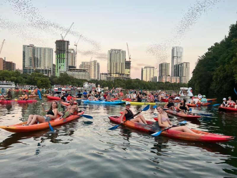 Downtown Sunset Tandem Kayak with 1.5M Bats - Key Points
