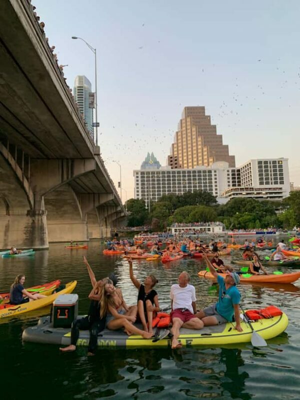 Downtown Sunset Tandem Kayak with 1.5M Bats - The Experience in Detail