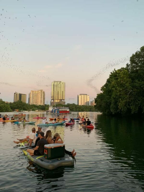 Downtown Sunset Tandem Kayak with 1.5M Bats - Who Will Love This Tour?