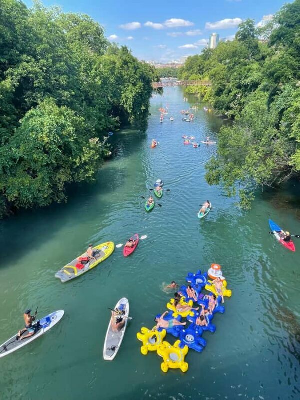Downtown Sunset Tandem Kayak with 1.5M Bats - The Sum Up