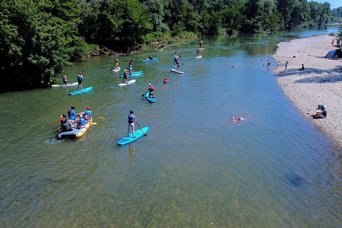 Drava Sup Exploring Adventure - Enjoying Riverside Beaches