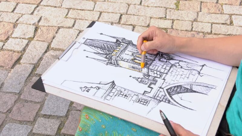 Drawing Architecture Around Prague - Workshop Experience