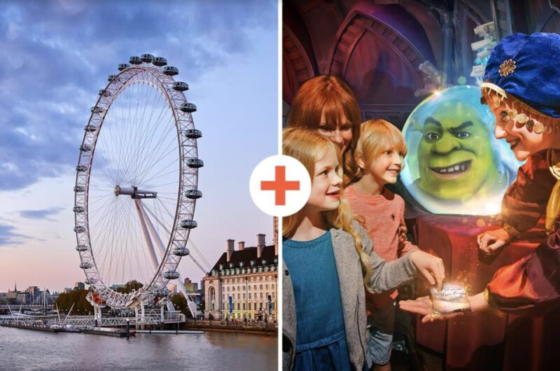 DreamWorks Shreks Adventure and London Eye: Combo Ticket - Booking and Meeting Point