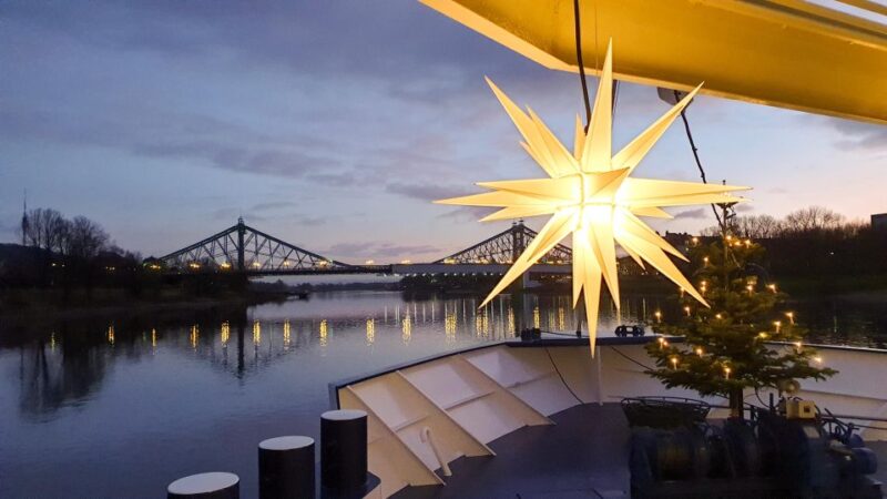 Dresden: Christmas Lunch - Festive River Cruise - Booking Flexibility