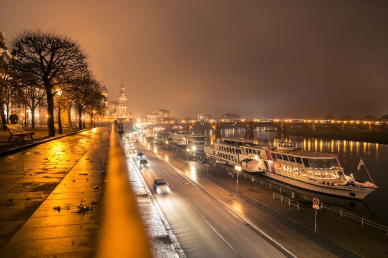Dresden: Evening River Cruise With Dinner - Admiring Dresdens Sparkling Lights