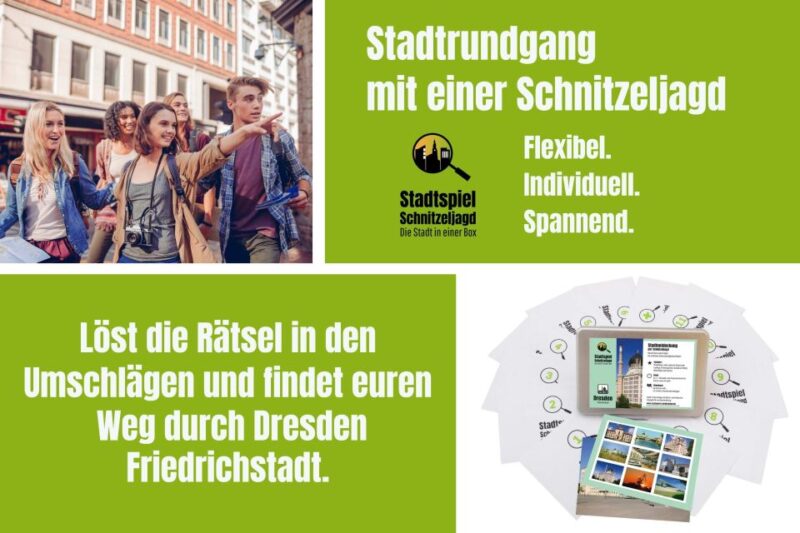 Dresden Friedrichstadt: Scavenger Hunt Self-Guided City Tour - Key Points