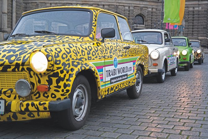 Dresden Live-Guided Self-Drive Trabi Safari City XXL Tour 2h15min - Exploring Dresdens Sights