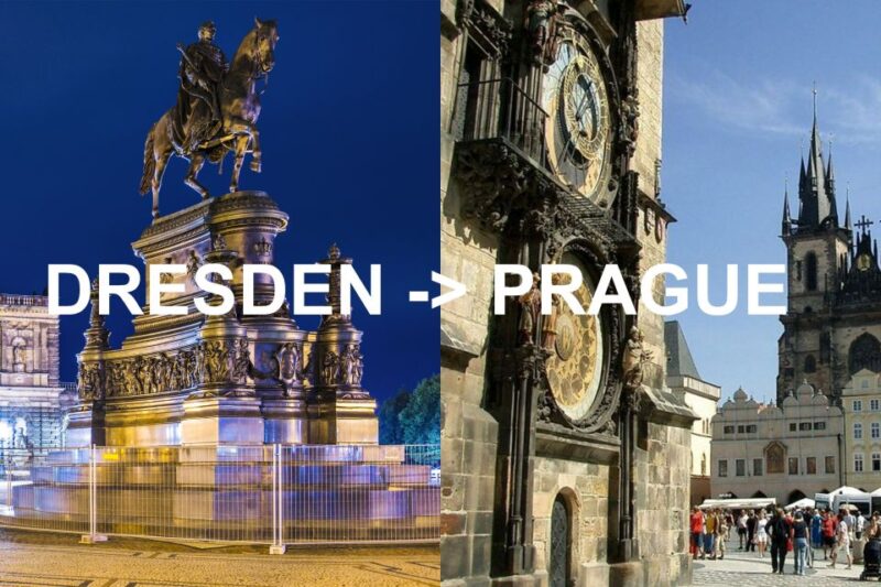 Dresden-Prague One-Way Sightseeing Journey - Customizable Itinerary
