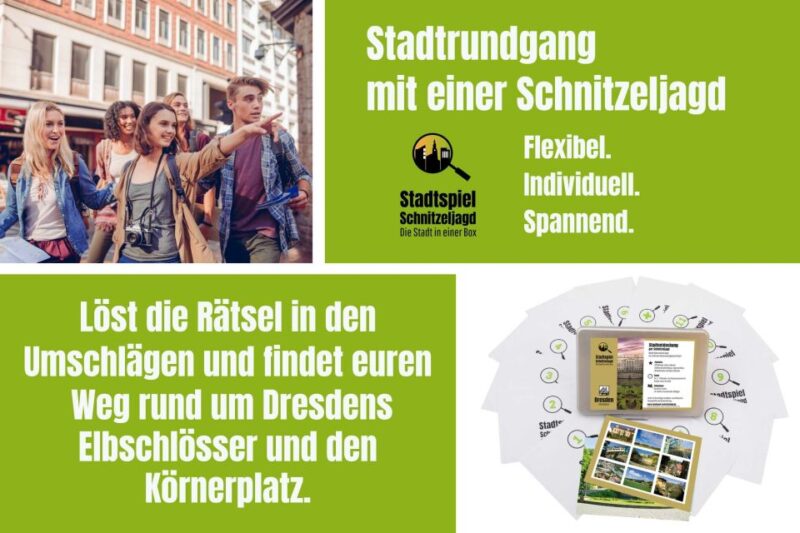 Dresden: Scavenger Hunt to Elbe River & Castles - Flexible Schedule and Breaks