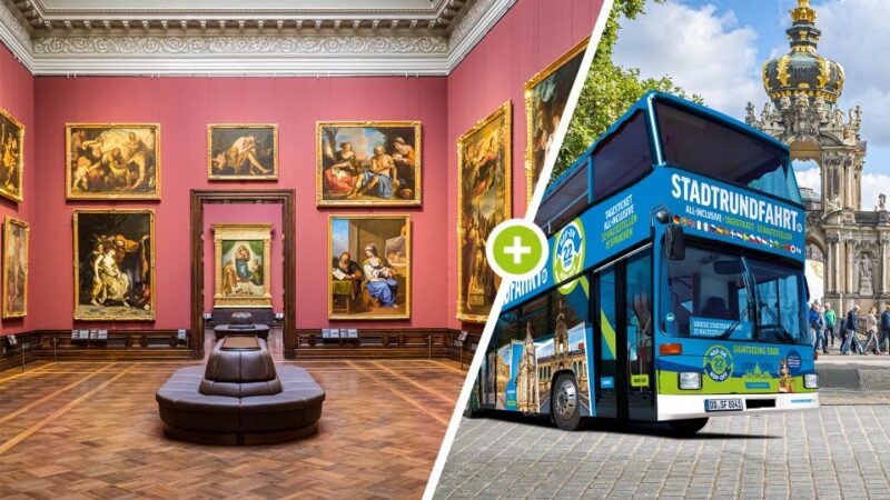 Dresden: Zwinger Skip-the-Line & 2-Day Hop-On Hop-Off Bus - Hop-On Hop-Off Bus Stops