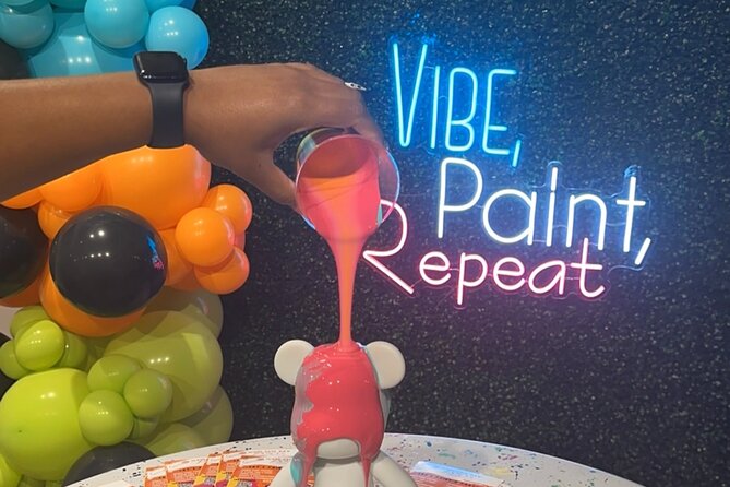 Drip Bear Paint & Sip Experience - Included Features and Amenities