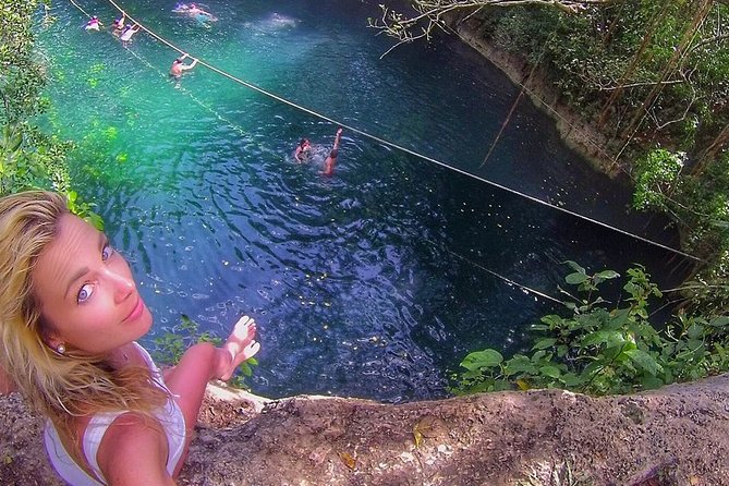 Drive An Atv, Live The Experience Of Ziplining And Swim On A Real Cenote - Discover Cancuns Natural Gems
