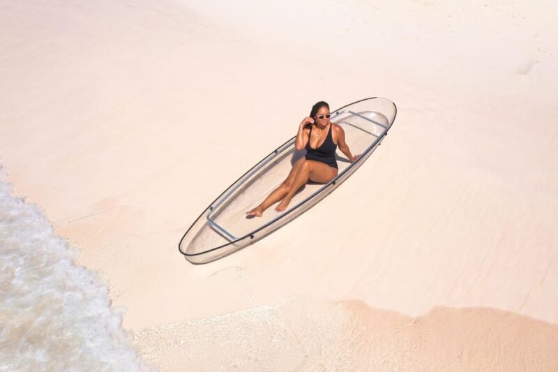 Drone Clear Kayak Barbados Photoshoot - Key Points