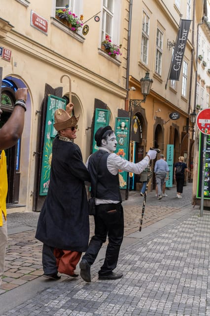 Drunken Monkey Almost Free Tour: Pragues Top Sights+1 Drink - Meeting Point and Accessibility