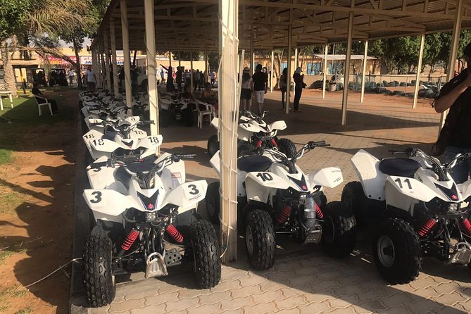 Dubai 30 Mins Quad Bike With Evening Safari and Ferrari World - Transportation and Pickup Information