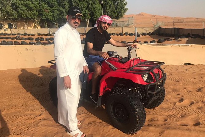 Dubai 30 Mins Quad Bike With Evening Safari and Ferrari World - Desert Activities