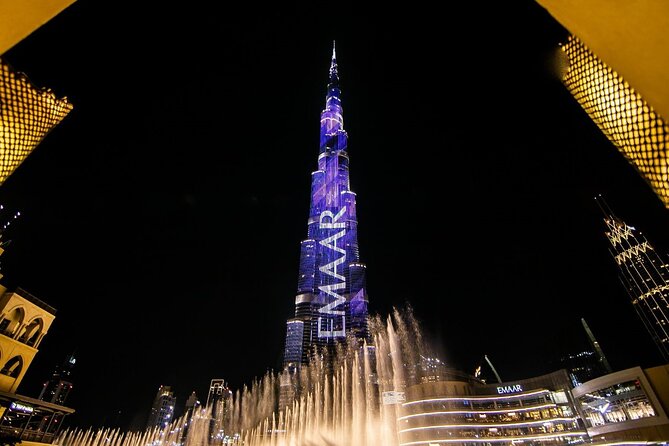 Dubai by Night City Tour With Fountain Show - Witnessing the Burj Khalifa Fountain Show