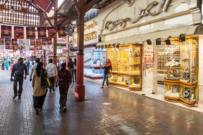 Dubai City Tour: Frame Tickets, Creek, Souks, Blue Mosque & Abra - Gold and Spice Souks