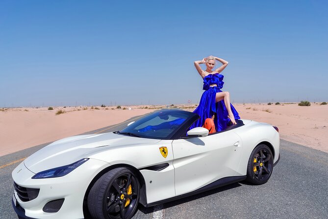Dubai Desert Flying Dress Photoshoot - Meeting Point