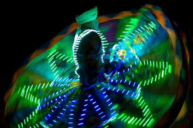 Dubai Desert Safari & BBQ Dinner With Live Belly Dance,Fire Show, Tanura Show - Group Size and Sharing