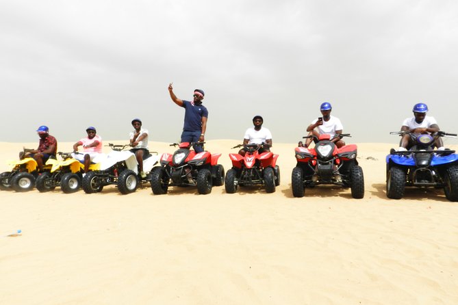 Dubai Desert Safari Dune Bashing, 60min ATV Quad, Camel Ride, BBQ - Camel Ride and Sand Boarding