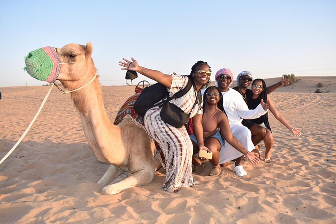 Dubai Desert Safari Dune Bashing, 60min ATV Quad, Camel Ride, BBQ - Pickup and Drop-off Service