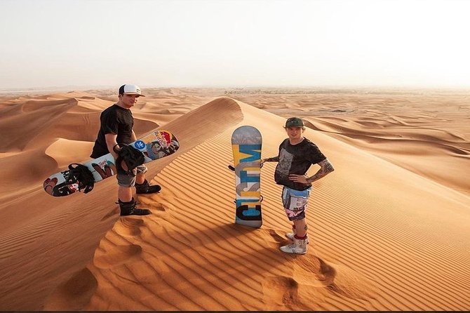 Dubai Desert Safari, Dune Bashing, Camel Ride, Sandboarding & BBQ - Just The Basics