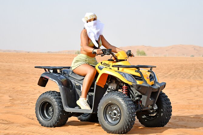Dubai Desert Safari & Quad Bike Sand Board Camel Ride BBQ Dinner - Recommended for Travelers