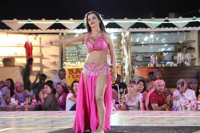 Dubai Desert Safari With Dance Show, Sand Boarding, Camel & BBQ - Desert Experience