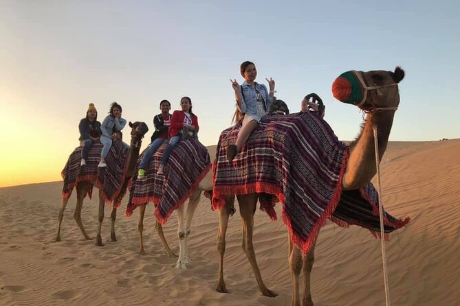 Dubai Desert Safari With Dune Bashing , Dinner Buffet & Entertainments - Group Size