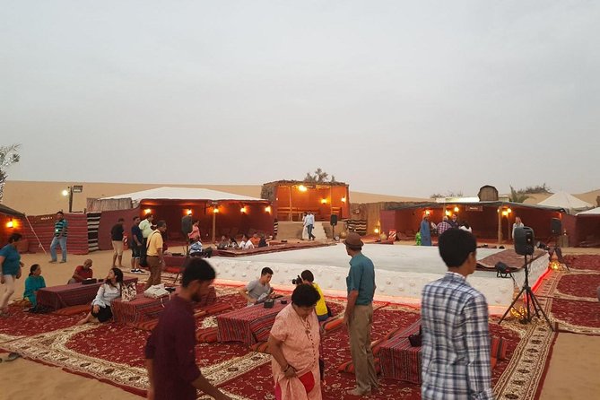 Dubai Desert Safari With Quad Bike, Sandboarding, Live Show & BBQ - Dune Bashing and Sandboarding