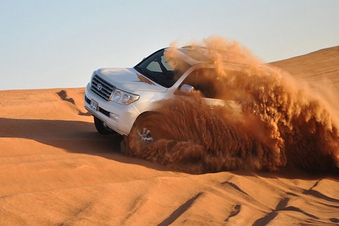 Dubai Evening Desert Dune Buggy With Buffet Dinner - Key Points