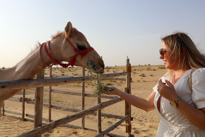 Dubai Evening Heritage Safari by Vintage G Class Al Marmoom Oasis - Authentic Bedouin Dinner Feast