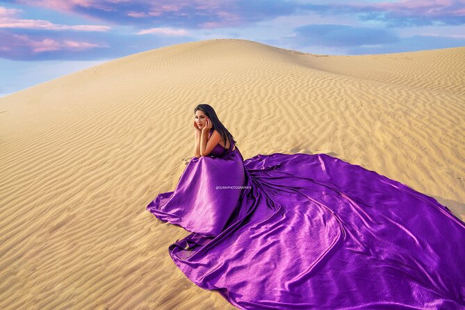 Dubai Flying Dress Photo and Video Shoot in Desert - Meeting Point and Transportation