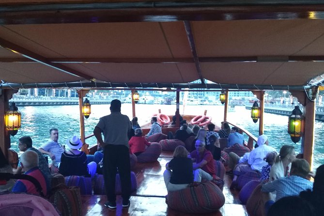 Dubai Full-Day Tour With Dinner and Burj Khalifa Entry Ticket - Dubai Marina Boat Ride
