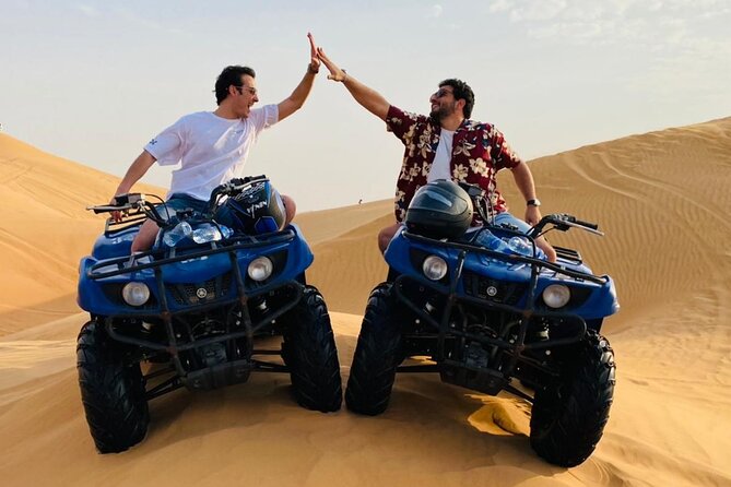 Dubai: Half-Day Quad Bike Safari, Camel Ride & Refreshment - Included Services Overview