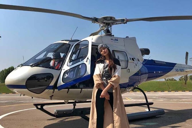 Dubai Iconic Helicopter Tour and Dhow Cruise Dinner Marina Combo - Dining on the Marina Dhow