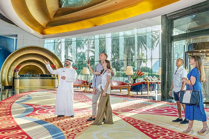 Dubai Inside Burj Al Arab Tour Including Food and Transfer Option - Gratuities and Transportation