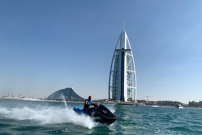 Dubai: Jet Ski Adventure Rides Burj Al Arab, Burj Khalifa & Atlantis - Age and Group Size Limitations