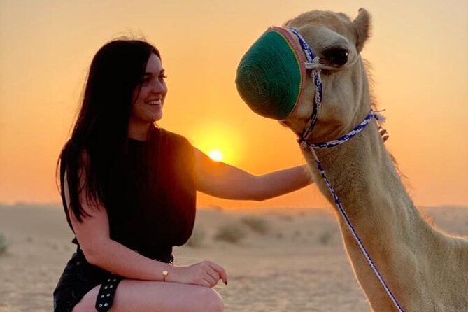 Dubai Long Self-Drive Quadbike With Camel and Falcon - Captivating Desert Landscape