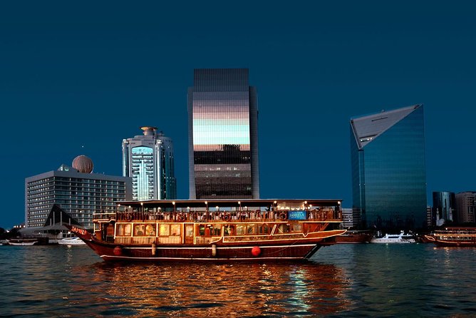 Dubai Marina Dhow Cruise With Buffet Dinner & Transfer - Entertainment and Ambiance